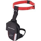Alpinestars Access Thigh Bag, Leg Carry Bag, One Size, Black/Red/White, Unisex-Adult