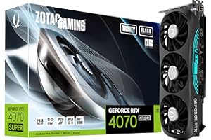 VGA ZOTAC GeForce® RTX 4070 SUPER 12GB Trinity OC Black Edition