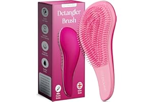 Najlepsza szczotka do rozczesywania - szczotka do włosów na mokro, suche, cienkie, grube i dla najmniejszych - wszystkie rodzaje włosów. Wystarczy węzły! Właściwy prezent (Różowy) - Lily England