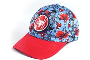 AWOUSUE Cappellino Baseball Spiderma, Baseball Regolabile Cappello Spiderma, Cappellino con Visiera Spiderma, Spiderma Cappello Bambino, Ragazzi Berretto da Sole All'Aperto Berretto da Baseball