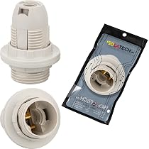Douille Céramique E27 ISOLATECH - Pour Ampoules LED Et Éclairage Résistant à La Chaleur