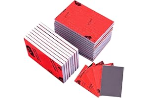 SUNERLORY 18pcs Grit Schleifschwamm Set, 320-2500 Grit Untra Feine Schleifschwamme Pads Weichschaum Sand Block Nass Trocken Schleifpapier für Modell Trockenbau Metall Holz Möbel Polieren (Size:15 Stück)