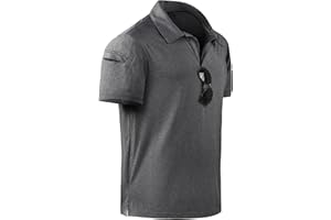geeksport Polos Hommes Manches Courtes Coupe Régulière T-Shirts Sport Séchage Rapide Respirant Polo Chemise Eté Golf Extérieur Polo Hommes