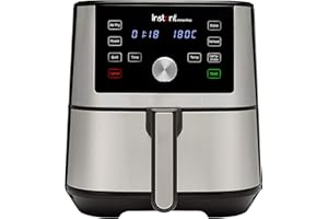 Instant Brands Vortex 6 Plus frytkownica na gorące powietrze, 6 w 1, 1700 W, 5,7 l – smażenie gorącym powietrzem, pieczenie, grillowanie, odwadnianie i podgrzewanie potraw