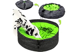 Sqinor Tappeto Olfattivo Cane, Giochi Interattivi Resistenti per Cani Grandi e Piccoli, Giochi Cane Intelligenza, Incoraggia Le Abilità di Foraggiamento Naturale (Verde)