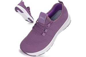 ZYYZ Wide Fit Trainers for Women Arch Support Extra Wide Toe Box Non-Slip Road Running Shoes Lightweight Mesh Breathable Sneakers for Gym Fitness Jogging Walking