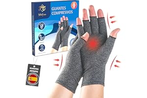 TC TALACANO Guantes Artrosis manos mujer TALACANO - Guantes Artritis - Guantes Artrosis - Guantes de compresion Atritis Artrosis - Para aliviar sintomas (L - Largo)