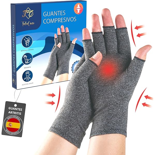 Guanti a compressione in rame Guanti a compressione per artrite Guanti a compressione per la mano Guanti da polso unisex per sollievo dal dolore per le mani, tendinite, artrosi