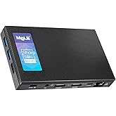 MeLE Quieter4C Fanless Mini PC 12th Alder Lake N100 (up to 3.4GHz, 4C/4T) 8GB LPDDR4x 256GB Personal Computer Support 4K Trip