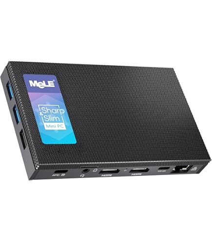 MeLE Mini PC Quieter2Q sans Ventilateur 8 Go 128 Go Windows