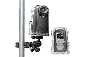 Brinno BCC300-C Kit Vidéo Timelapse - Caméra TLC300 1080P FHD HDR, Écran LCD IPS, Boîtier Protecteur Classe IPX4, Pince de Fixation - Utilisation Facile, Idéal Projet Construction Intérieur/Extérieur