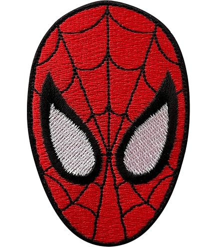 Lot de 8 écussons thermocollants thermocollants pour réparer et décorer pantalons, vestes, pulls, sacs à dos (Spiderman