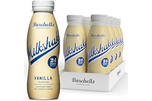 Barebells Milkshake Protein Drink, 8 x 330 ml Flaschen (Vanilla)