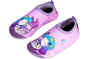 ICEUNICORN Swim Kids Beach Shoes Infant Water Shoes Toddler Barefoot Skin Baby Boys Girls Aqua Socks for Pool Garden