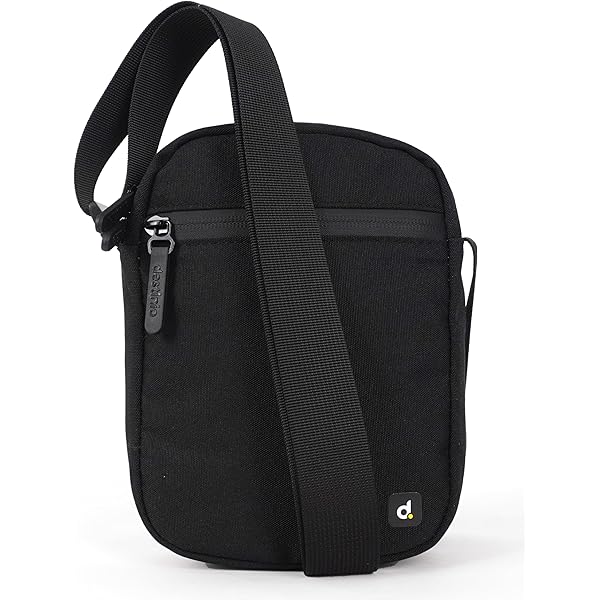 Jia Jun Unisex Travel Sling Bag Black : Amazon.in: Fashion