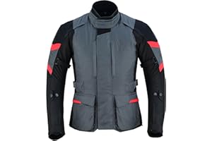 RAXUS FORCE CHAQUETA DE MOTO HOMBRE INVIERNO IMPERMEABLE Homologada CE