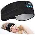 Voerou Sleep Headphones, Adjustable Bluetooth Headband Headphones, Ultra-Long Play Time Sleeping Headphones with Built in HD Hi Fi Speakers, Perfect for Sleep, Workout, Tennis, Yoga, Travel, Insomnia