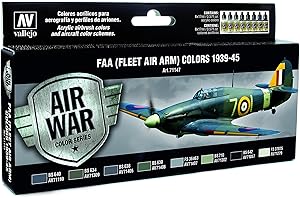 Vallejo VJ71147 Kit de coloration Air Arm 1939-45 « RAF & FAA Fleet Air Arm 1939-45 »
