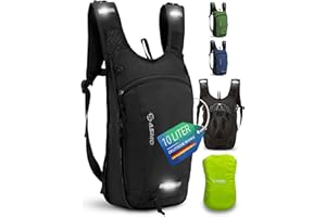 SASMO SPORTS SASMO plecak rowerowy 6 l / 10 + 3 l / 20 l z kieszenią termiczną i siatką na kask | ultralekki - plecak MTB dla mężczyzn i kobiet | mały plecak rowerowy dla mężczyzn i kobiet |