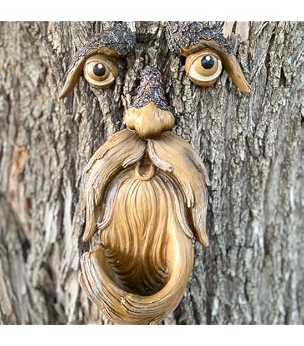 Mangeoire à Oiseaux En Pierre De Couleur Verte Pour Homme | Plaque Suspendue Extérieure Greenman, Art Mural, Ornement De Jardin, Cadeau, Décoration, Cadeau Celtique - France