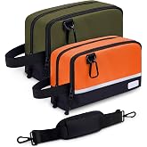 Elviros Travel Set of 2 Tool Bags - Multi-Pocket Organizer with Adjustable Strap and Carabiner - Perfect for Your Tools - Lab