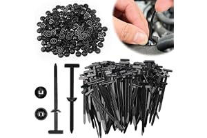 200 st universellt buntband spänne, buntband för reparationer, UV-resistent nylonhållare, kabelband med karossklämma, buntban
