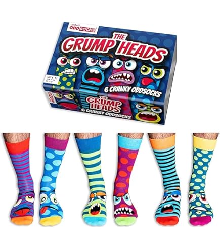 Oddsocks Calze A Fiori Set Da 6 - Calzini Colorati Unisex Misura 37-42 - Foto 6