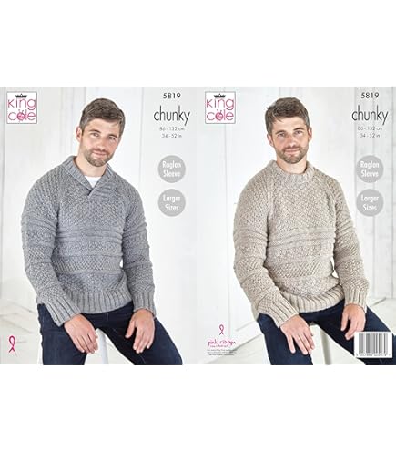 Modèle De Tricot King Cole Chunky Tweed - Cardigan Et Pull 4743 - France