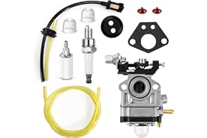 Tunejoy Carburador para Desbrozadora de 22cc 26cc 33cc 34cc 36cc para Cortadoras de Césped y Motosierras de Cadena 4 Tiempos