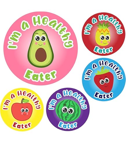 144 Perfect 100% Attendance - 30mm Glossy Reward Stickers For Teachers & Parents