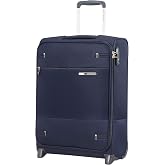 Samsonite Base Boost Cabin Suitcase, 55 cm | Blue, soft case, 55H x 40W x 20D cm, 41L, 2kg, with TSA lock and quick access fr