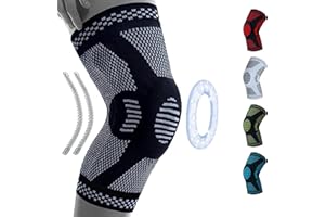 360 RELIEF Ginocchiera per Uomo E Donna - Imbottitura in Gel a Compressione - Ginocchiera Con Borsa Lavanderia