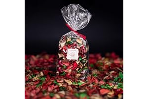 MARCO PAUL INTERIORS Marco Paul Christmas Pot Pourri Festlicher Home Fragrance Xmas Scented Potpourri Long Lasting Winter Aroma Deko Geschenk (2 x Spiced Apple)