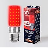 LOOCID E27 Red Night Light Bulb Without Blue Light No Flicker, 1 Unit | 16W, Red Bulbs for Sleeping, Relaxation, Meditation,