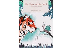 The Little Calm and Happy Company - Tiger and the Snail Wellness Journal for Women – 6 Month Daily Wellbeing Book for Gratitude, Calm and Positive Thinking with Guided Creative Prompts and Exercises