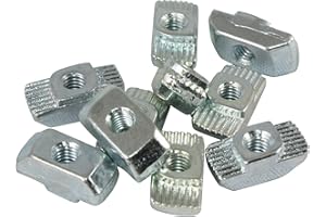 3D24 100x Hammermutter Nut 8 - Typ B - M4 Steg 1,5 mm, Stahl verzinkt