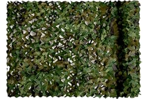 VELITY Red de camuflaje, red de camuflaje, para decoración, protección solar, caza, camping, exterior, militar