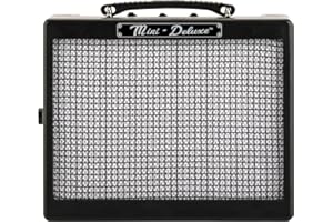 Fender MD20 Mini Deluxe Guitar Amp, 1W Mini Amplifier Suitable For Electric Guitars, 9V