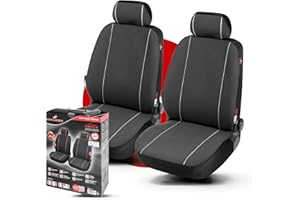 ‎WALSER Walser Autositzbezüge Modulo, 2 Vordersitzbezüge, Universal PKW-Schonbezüge für Normalsitze, Autositzschoner, PKW-Sitzbezüge schwarz