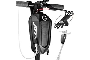 GRINADA® Borsa Monopattino Elettrico Con USB 2l 3l Accessori Monopattino Borsello Zaino Portaoggetti Marsupio Compatibile Con Monopattino Elettrico Xiaomi Ninebot Ducati Kickscooter Front Bag