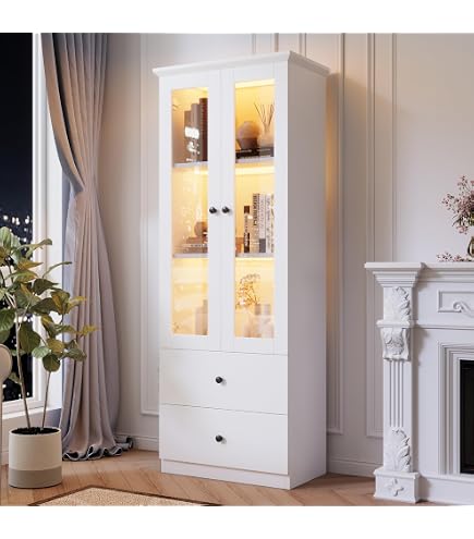 ASM Vetrina verticale - Switch SW 1, 30 x 30 x 160 cm, in legno