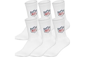 NFL Unisex Shield 6pk Crew Socks Sport socks (6er Pack)