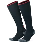 GoWith Seamless (20-30 mm Hg) Pressure Flight Travel Socks 3595 with Colorful Towels for Men and Women