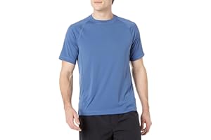 Amazon Essentials Men's Slim-Fit Short-Sleeve Quick-Dry UPF 50 Swim Tee