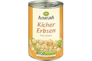 Alnatura Kichererbsen, 1 x 400 g, Abtropfgewicht 1 x 240 g