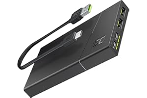 Green Cell Power Bank 10000mAh PD 18W GC PowerPlay10S z Szybkim Ładowaniem 2x USB-C Power Delivery oraz 2x USB Ultra Charge QC Quick Charge 3.0 do iPhone, iPad, Galaxy, Smartfonów, Tabletów