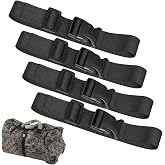 4 Pieces Adjustable Chest Belt for Backpack, Chest Belt with Click Buckles, Universal Tape Backpack Accessory, Great for Hiki