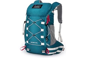 MOUNTAINTOP Mochila Trekking 35 litros Hombre Mujer Mochila de Senderismo Mochilas de Montaña para Viaje Acampadas Impermeable con Cubierta de Lluvia 50x30x18cm