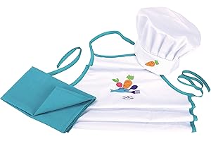 VILAC - Jeux et Jouets - Mes Petits déguisements - Panoplie de Cuisinier - Vêtements - Torchon - Tablier - Toque - Accessoires - Jeu pour Enfants dès 3 ans - Fabriqué en France - 7900
