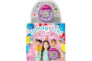 BANDAI - Tamagotchi Pix - Animale virtuale Party Globos, Viola, 42905